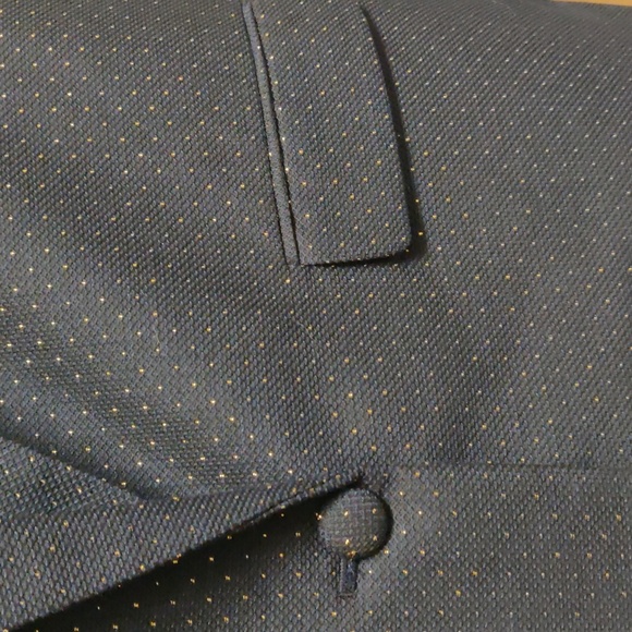 Ladies Single Button Navy and Gold Jacket - Picture 4 of 8